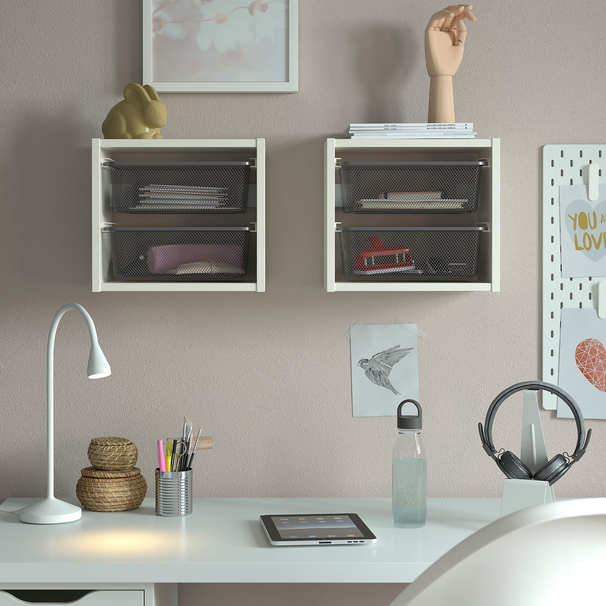 TROFAST IKEA Настенный модуль для хранения, 34x21x30 см, белый