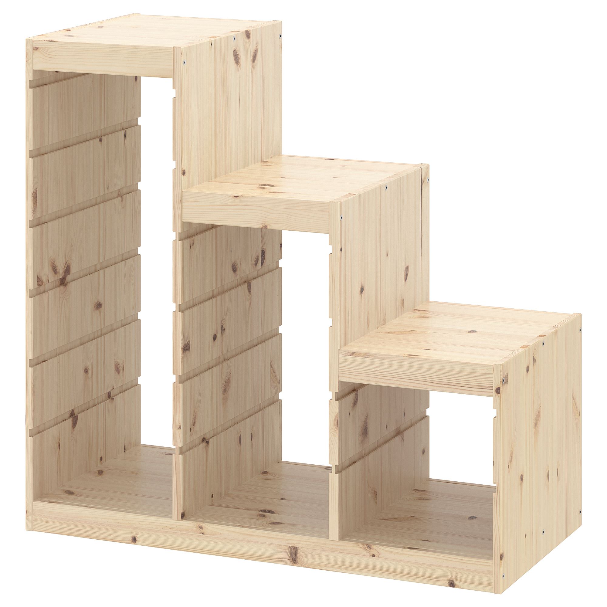 TROFAST IKEA Каркас, 99x44x91 см, светлая беленая сосна