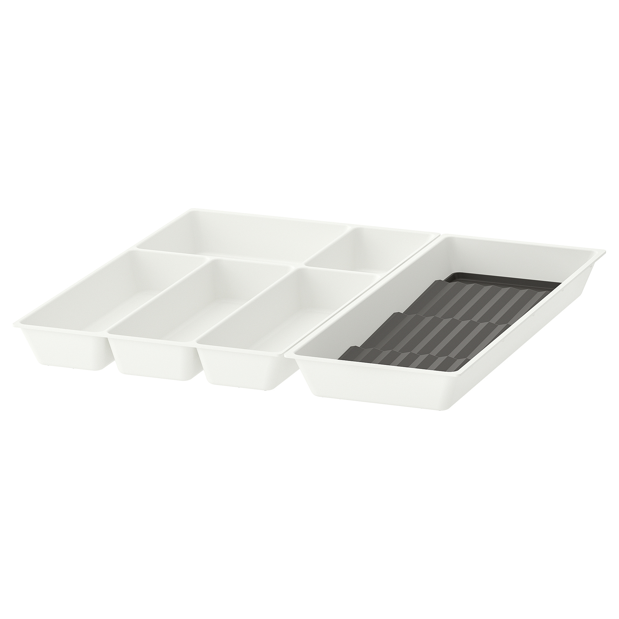UPPDATERA IKEA Лоток для столовых приборов, 52x50 см, белый/полка для специй