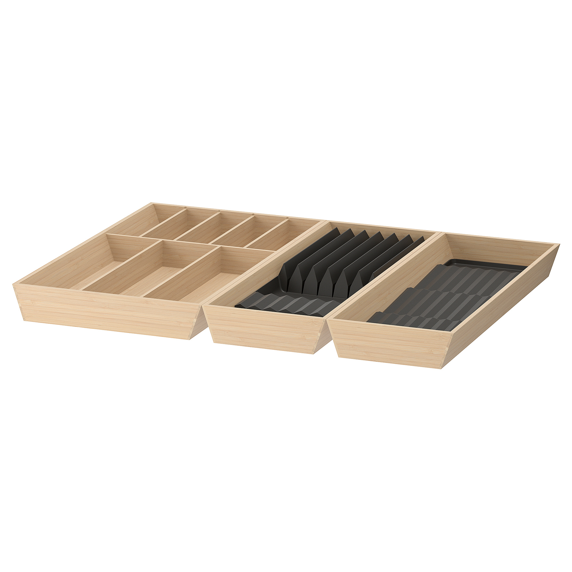 UPPDATERA IKEA Лоток для столовых приборов, 72x50 см, бамбук/лоток для ножей/полка для специй