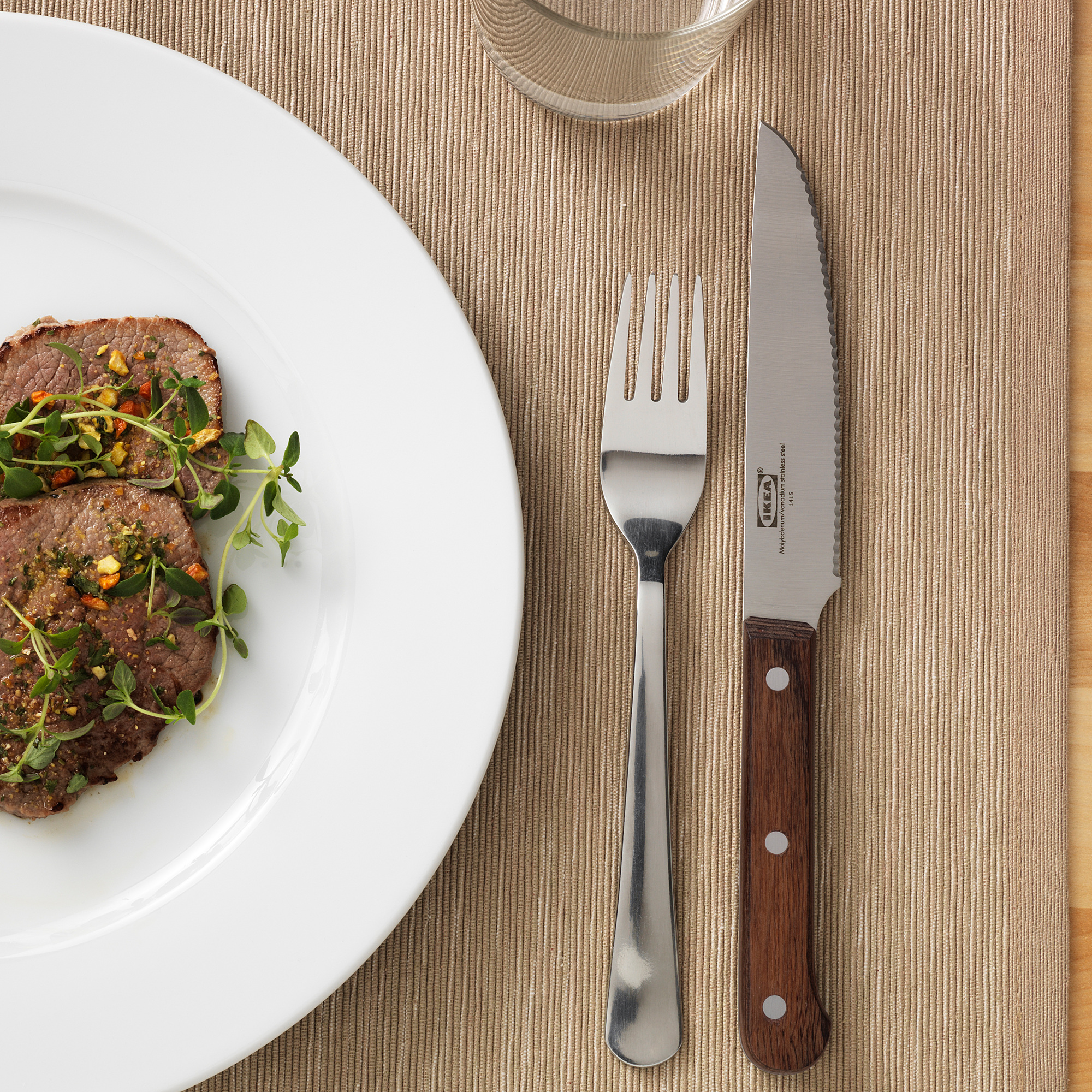 LINDRIG IKEA Нож, 24 см, темно-коричневый