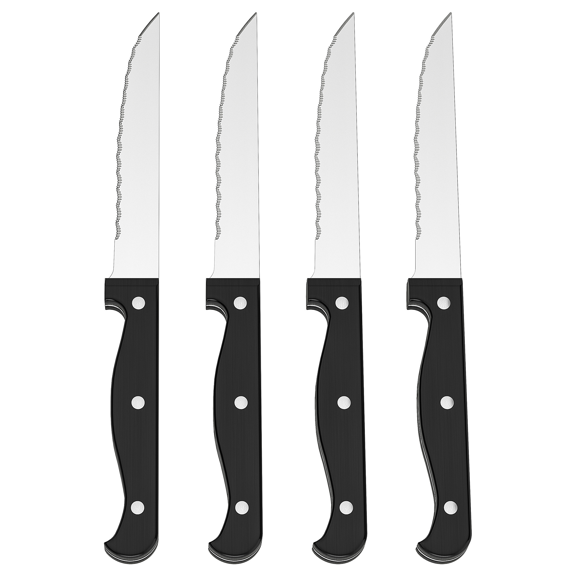 SNITTA IKEA Нож, 22 см, черный, 4 шт.