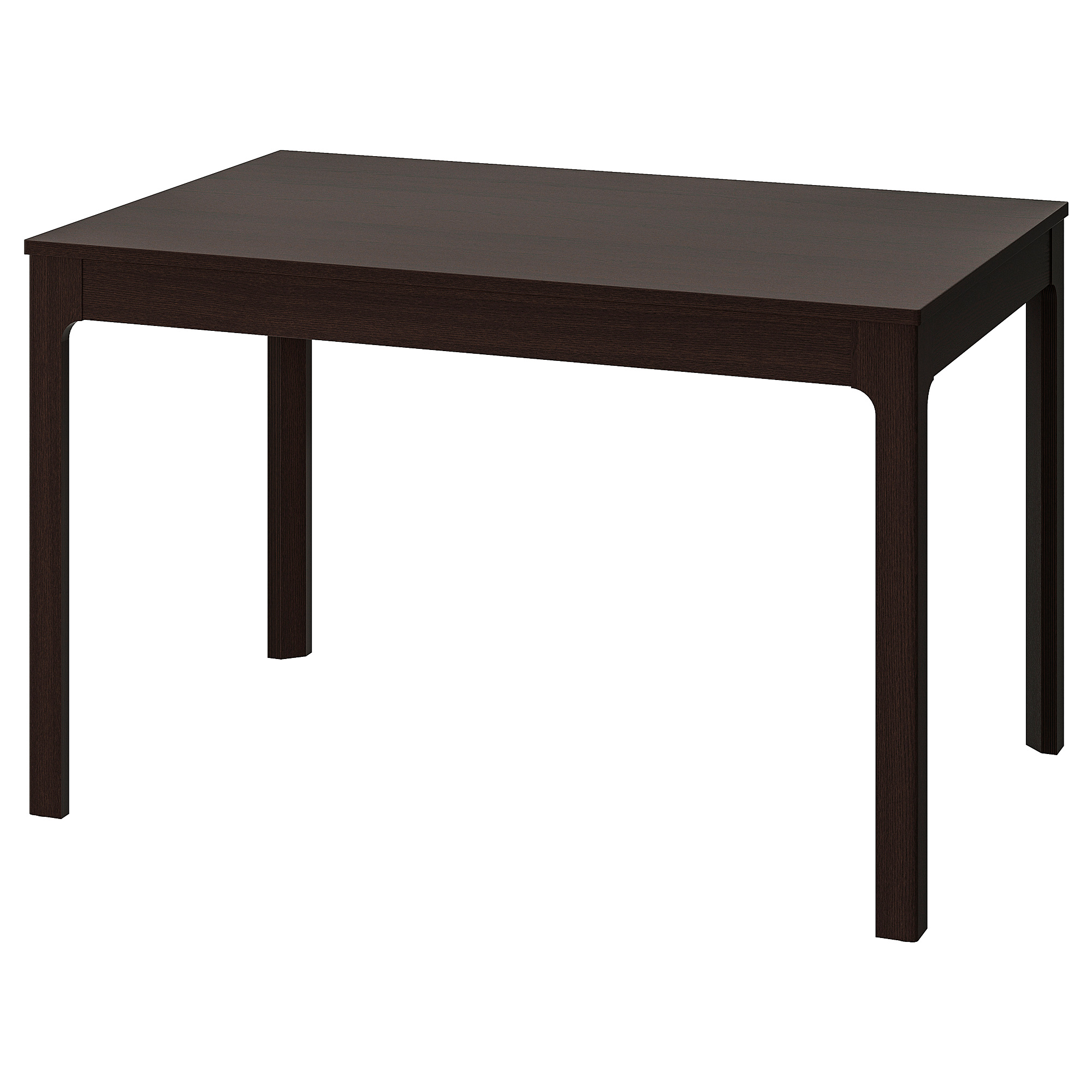 EKEDALEN IKEA Раздвижной стол, темно-коричневый, 120/180x80 см