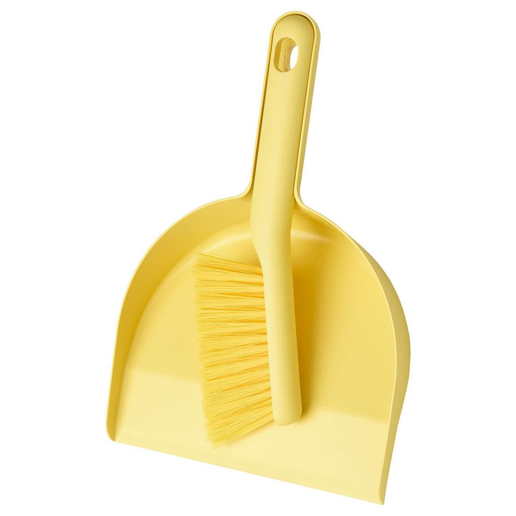 PEPPRIG IKEA Набор для уборки малый, желтый, 26x18x8 см