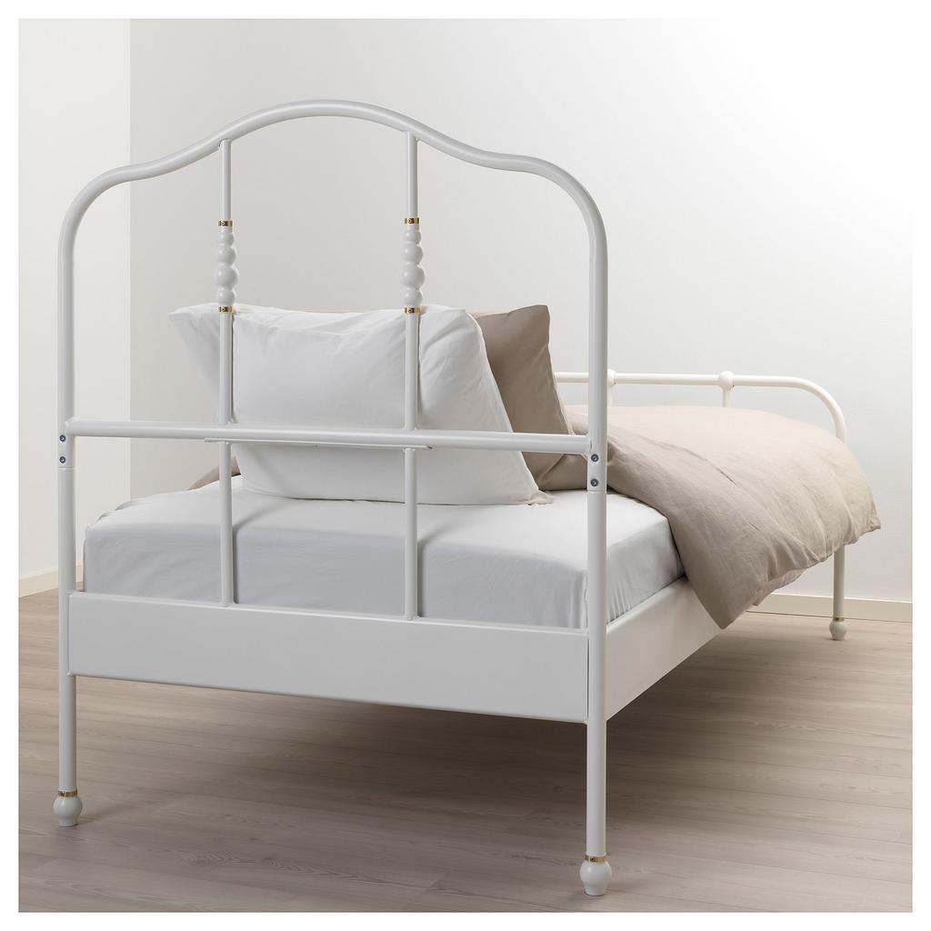 SAGSTUA/LUROY IKEA Каркас кровати, белый 90x200 см