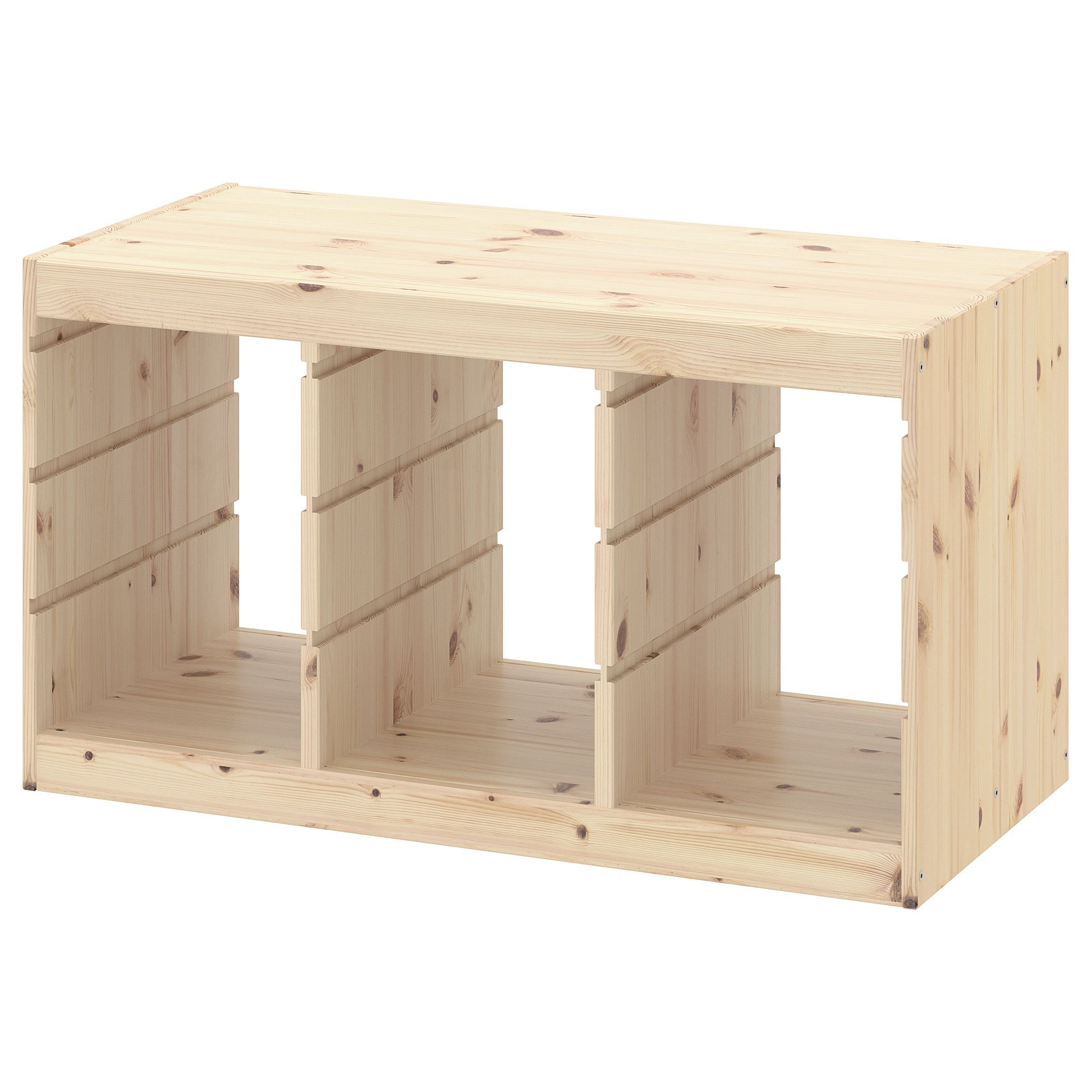 TROFAST IKEA Каркас, 94x43x52 см, светлая беленая сосна