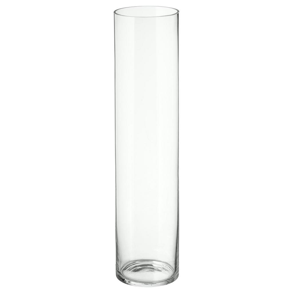 CYLINDER IKEA Ваза, прозрачное стекло, 68 см