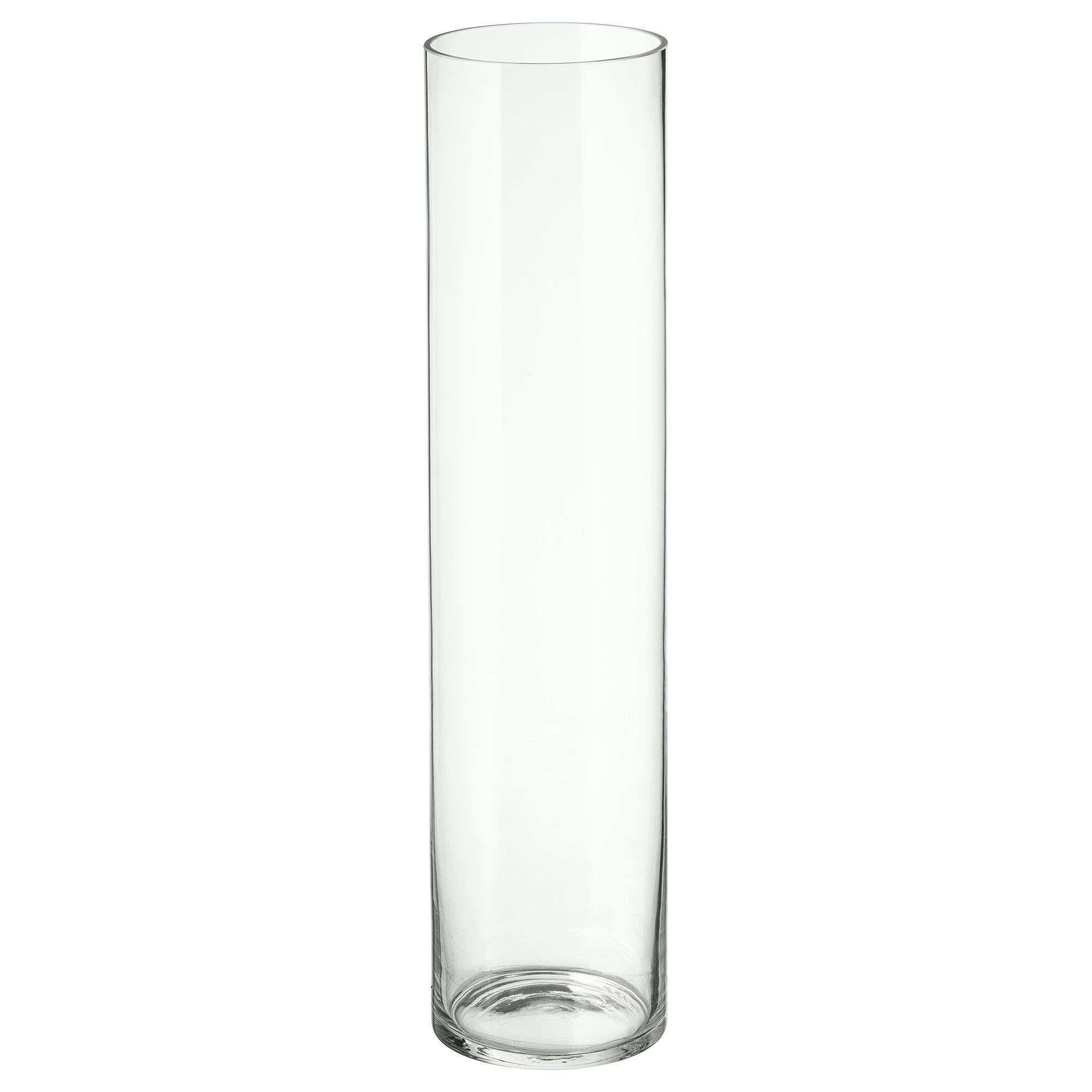 CYLINDER IKEA Ваза, прозрачное стекло, 68 см