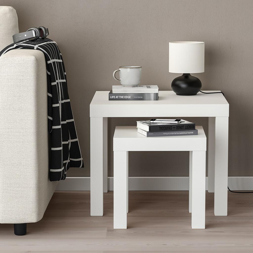 LACK IKEA Комплект столов, 2 шт, белый