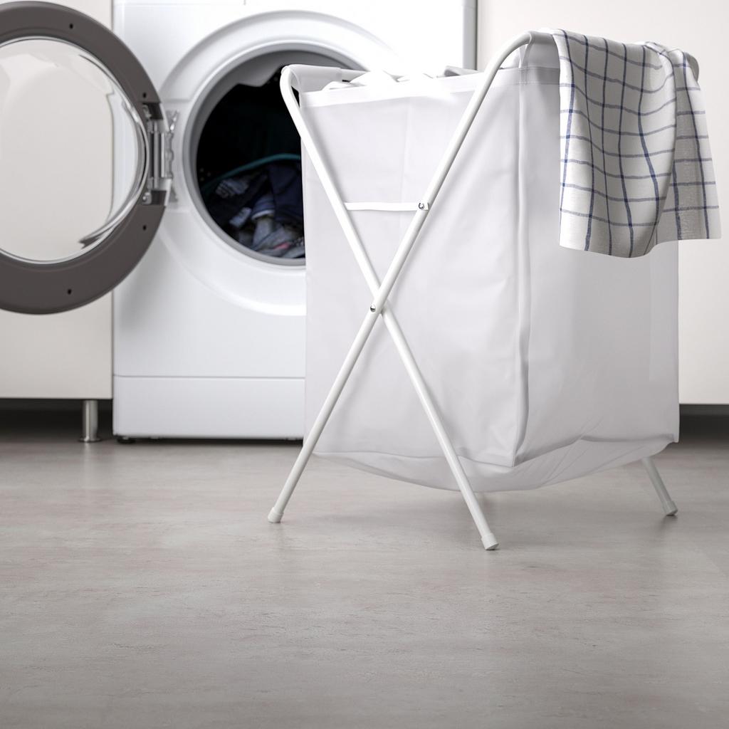 JALL IKEA Мешок для белья на опоре, белый 50 л