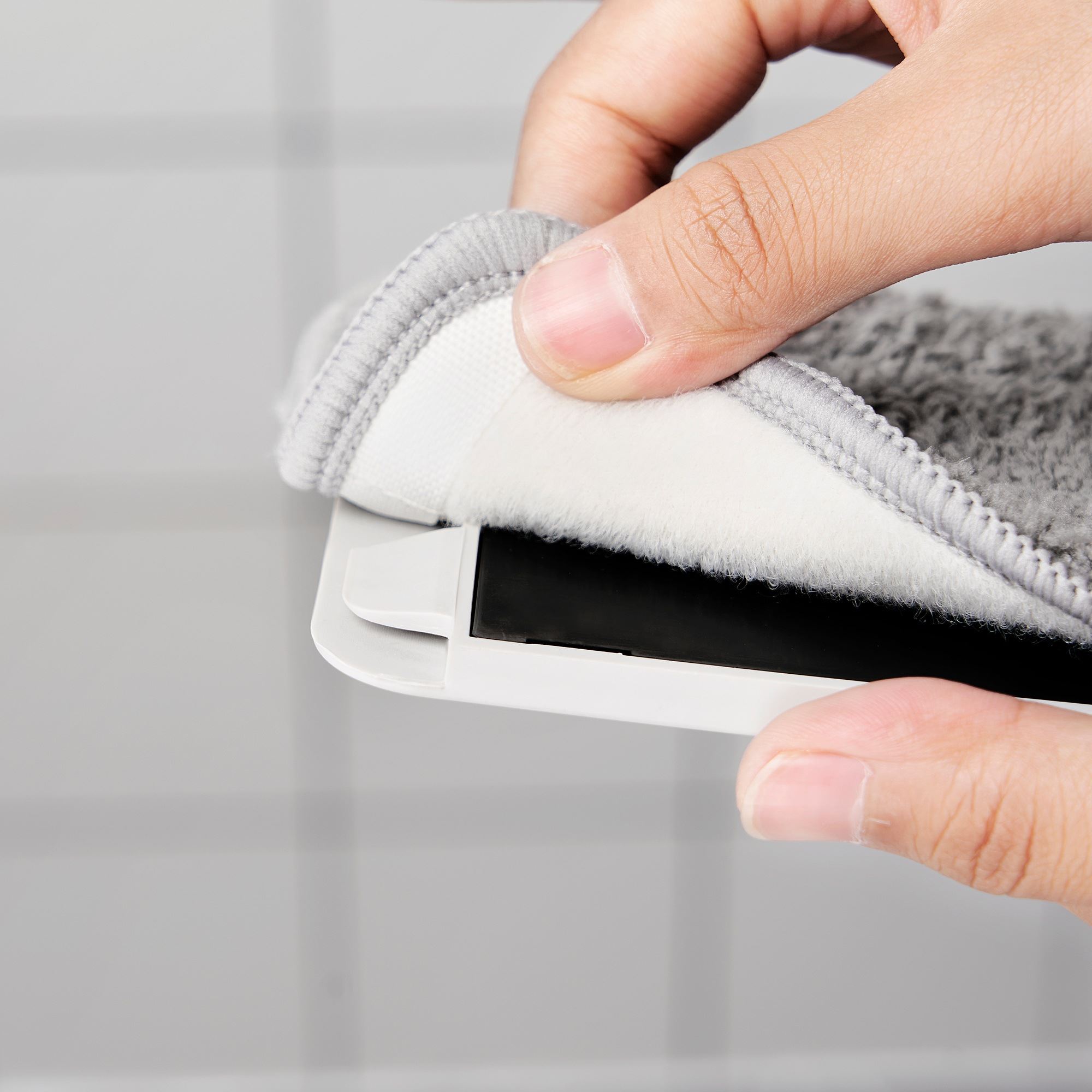 PEPPRIG IKEA Насадка для плоской швабры, серый, 12x37 см, 2 шт.