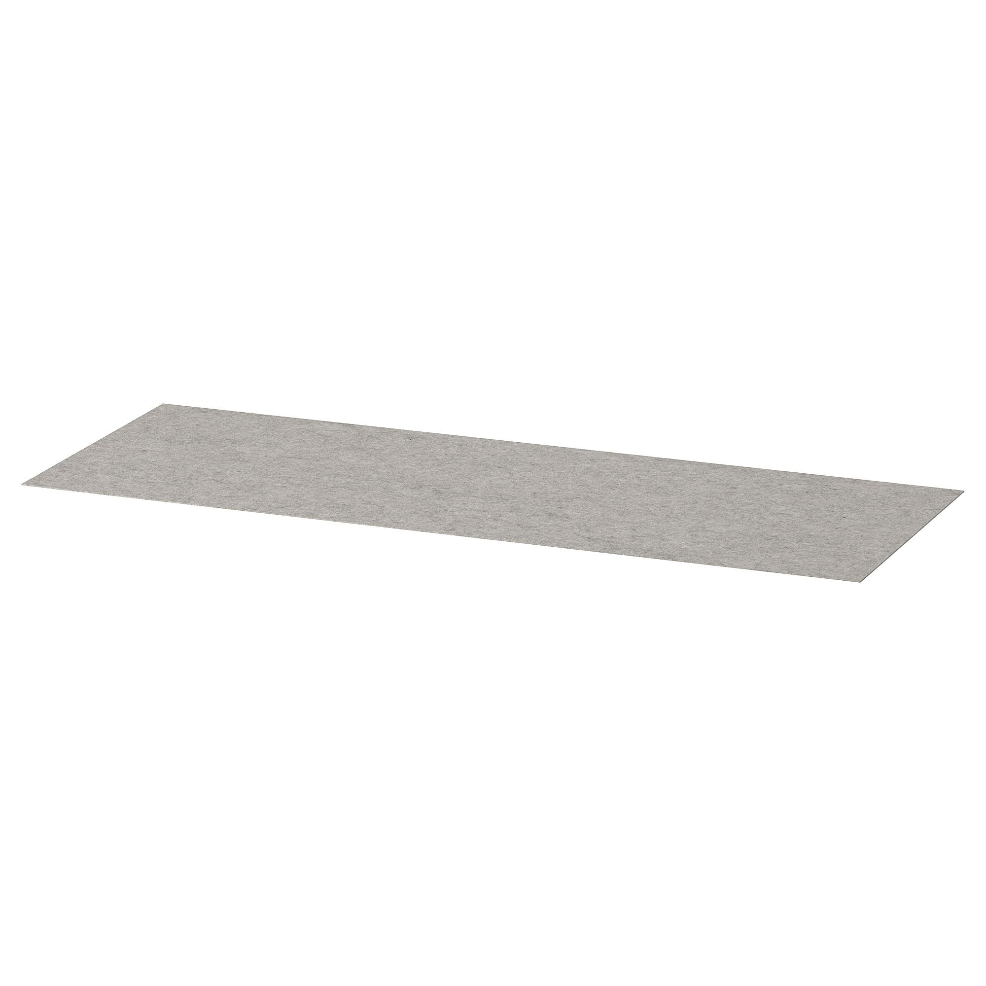 KOMPLEMENT IKEA Коврик в ящик, светло-серый, 90x30 см