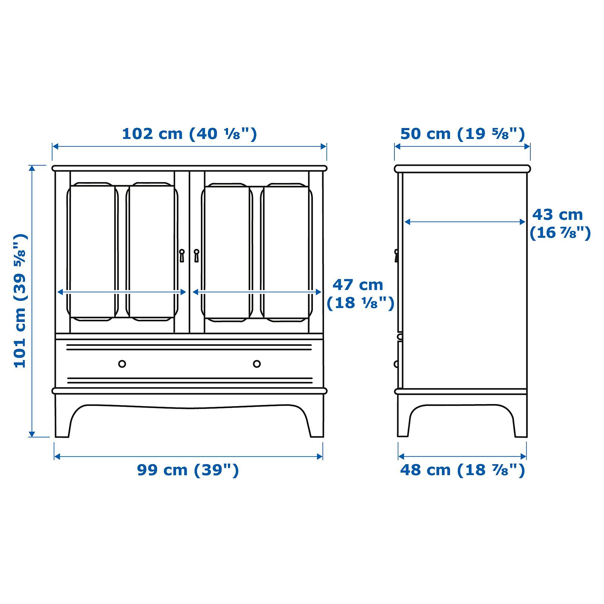 LOMMARP IKEA Шкаф, чёрный, 102x101 см