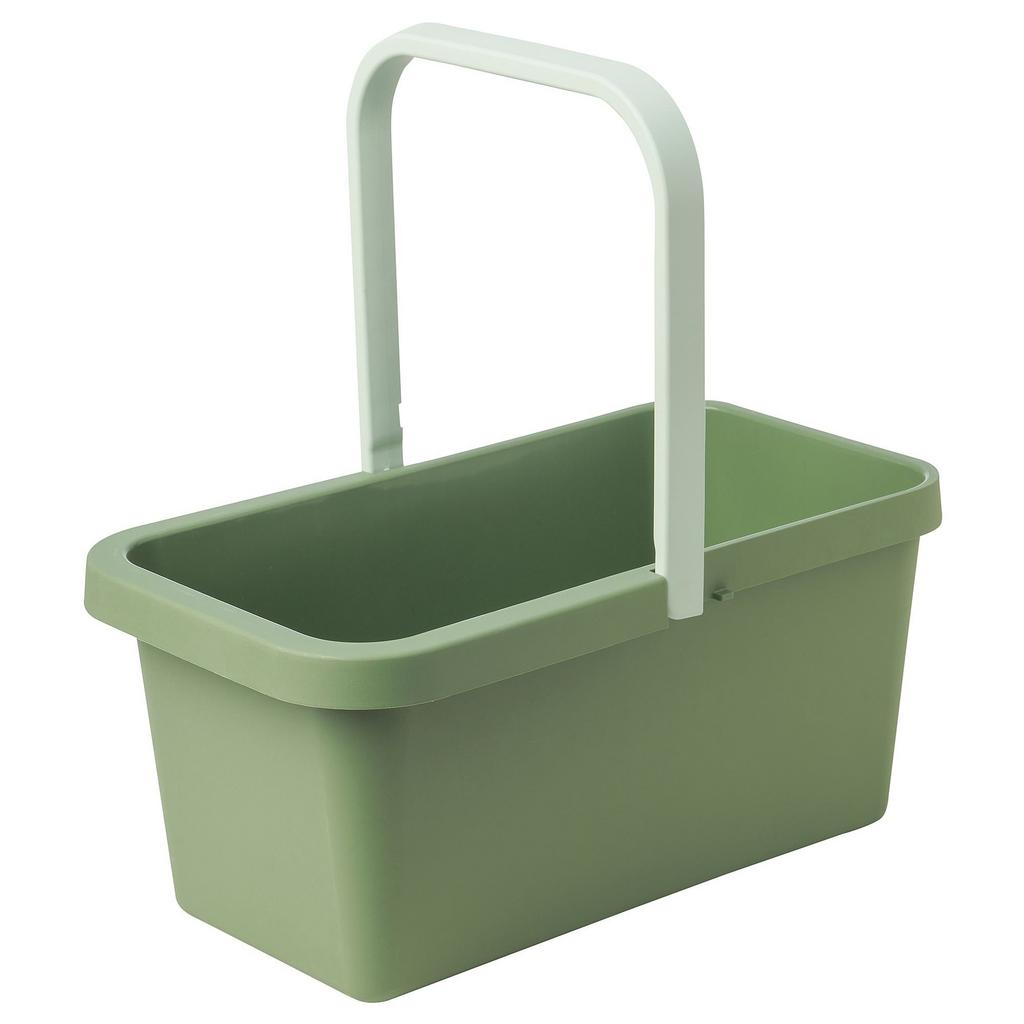 PEPPRIG IKEA Ведро для уборки и контейнер, зеленый