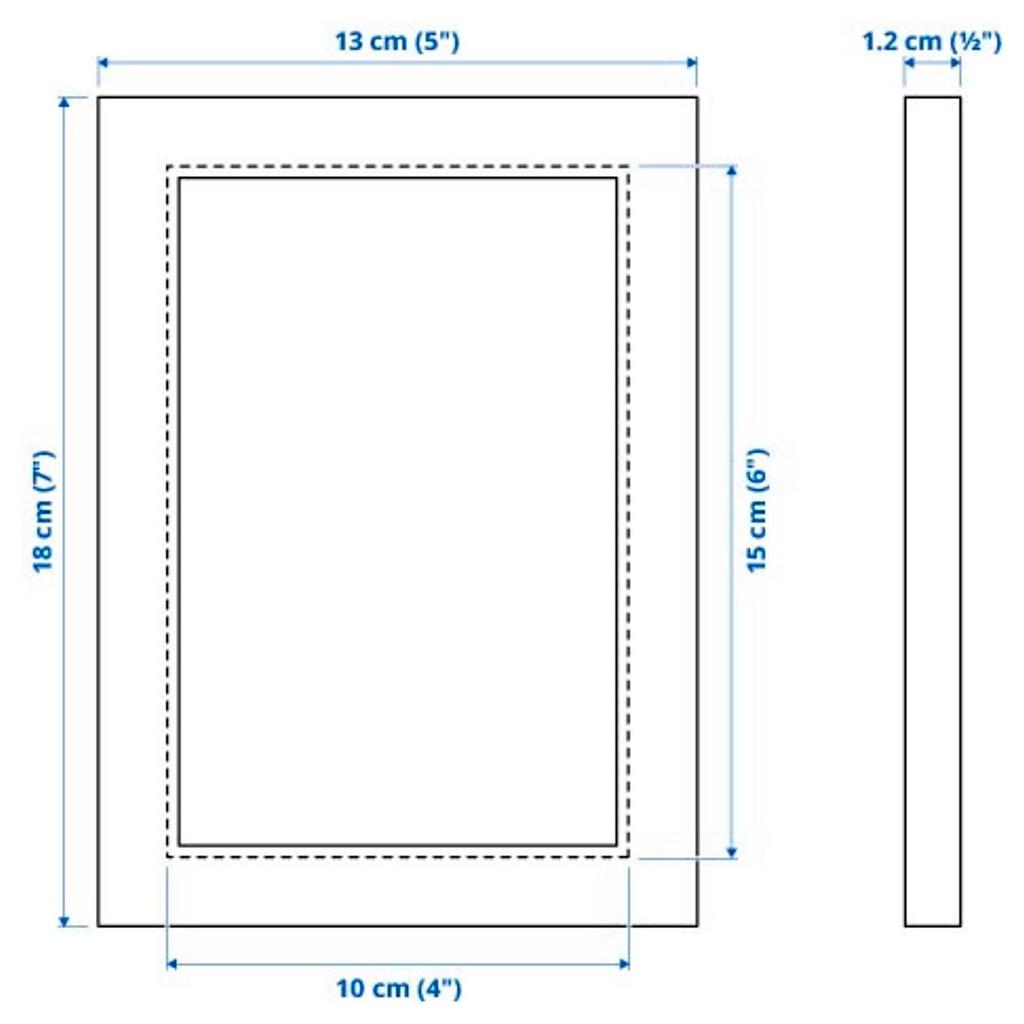 FISKBO IKEA Рамка для фото, розовый, 10x15 см