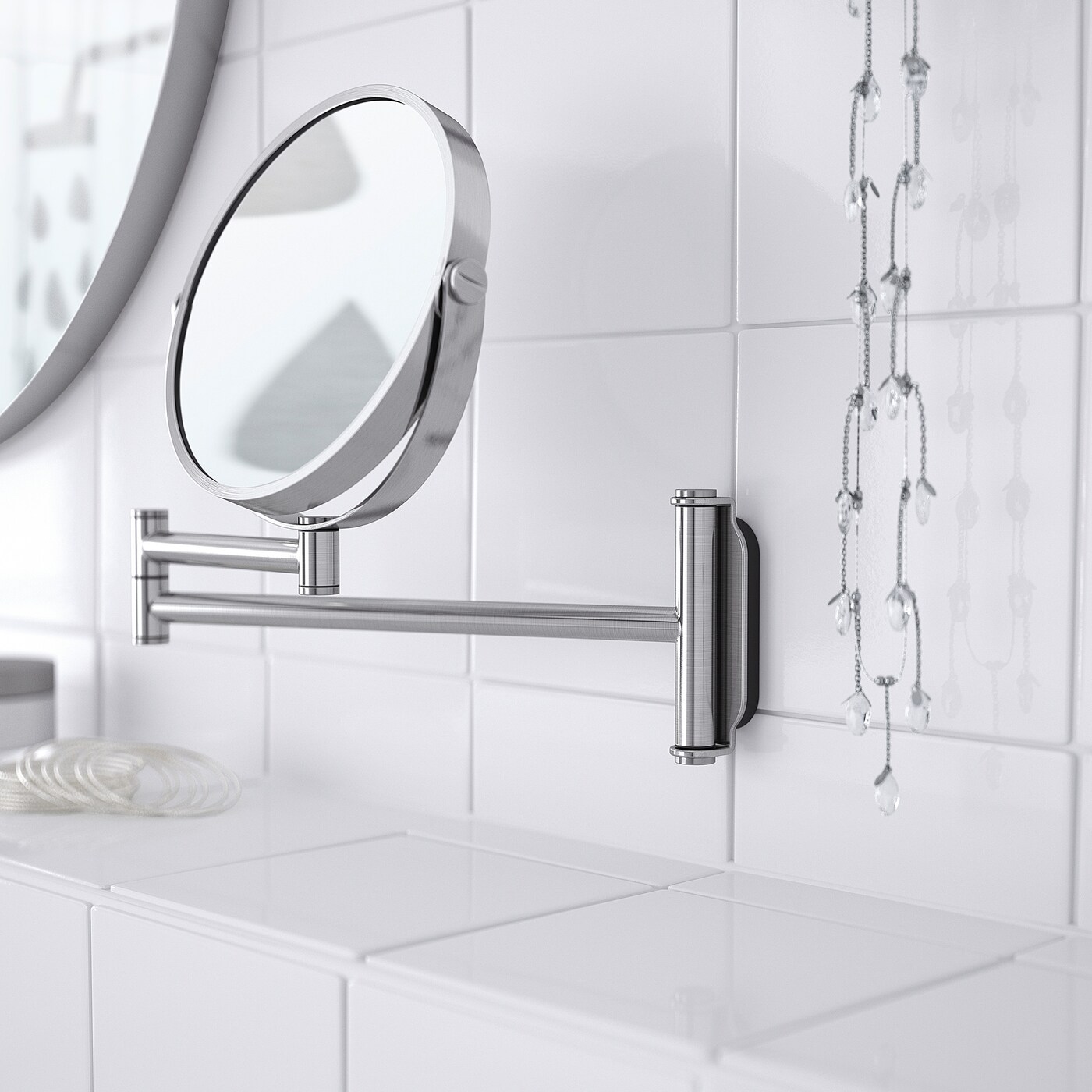 BROGRUND IKEA Зеркало, нержавеющая сталь, 3x27 см