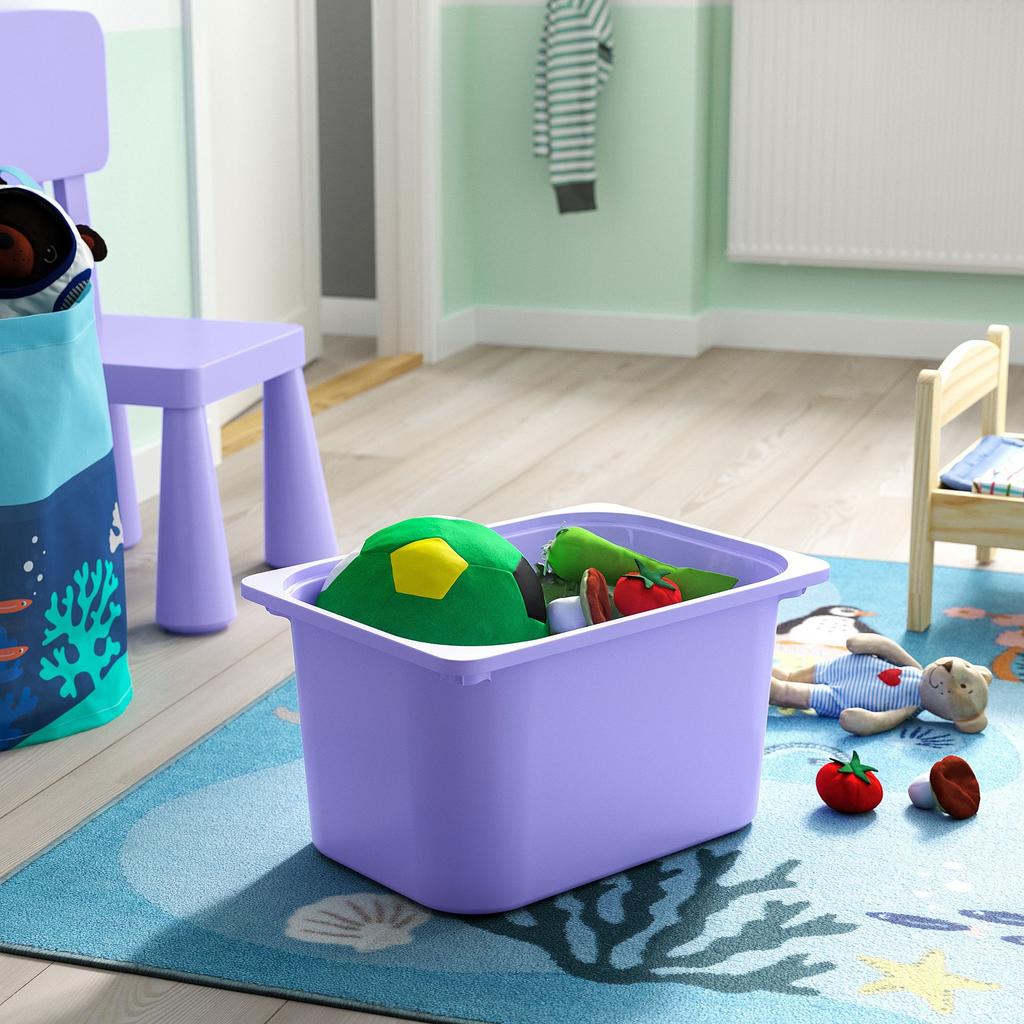 TROFAST IKEA Контейнер, фиолетовый, 42x30x23 см