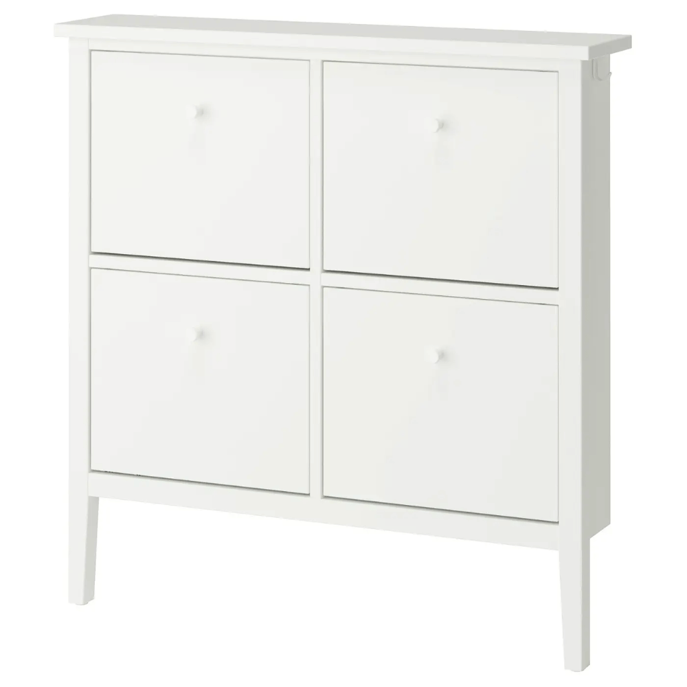 GULLABERG IKEA Шкаф для обуви на 4 отделения, белый, 105x22x107 см