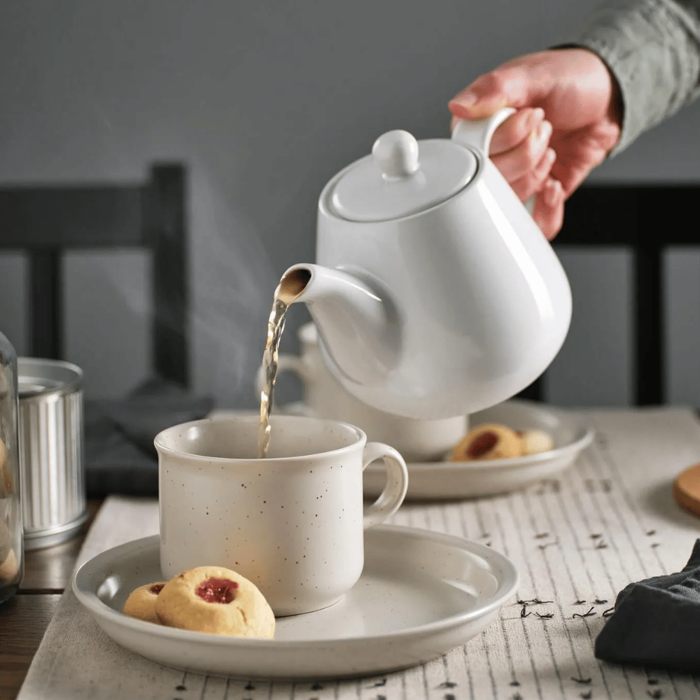 LYSRAKA IKEA Чайник заварочный, белый, 0.8 л