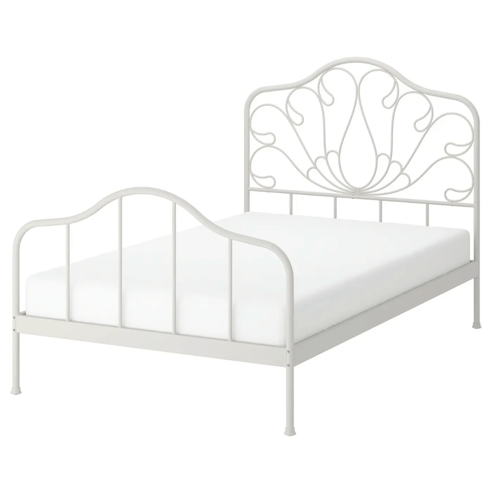 MELLGRUND IKEA Каркас кровати, белый/лурой, 120x200 см