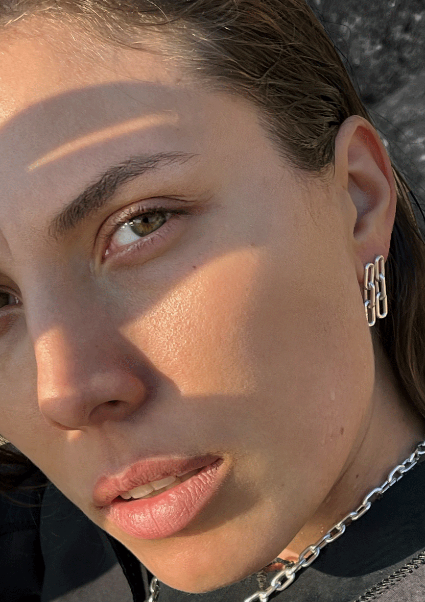 СЕРЬГИ ТРИ ЗВЕНА