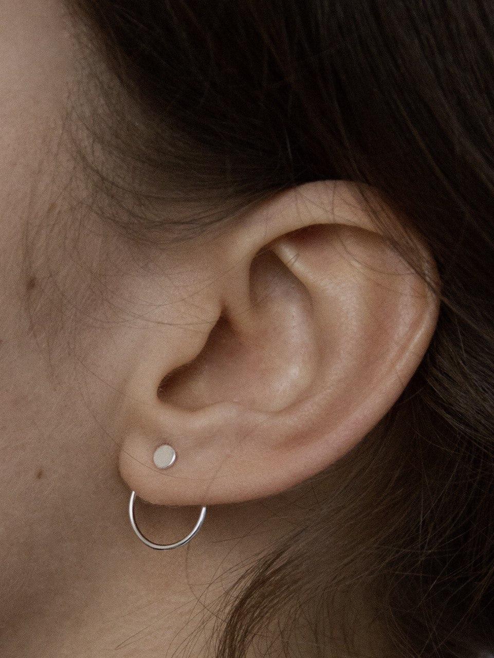 СЕРЬГИ ПОИНТ С ДИСКОМ