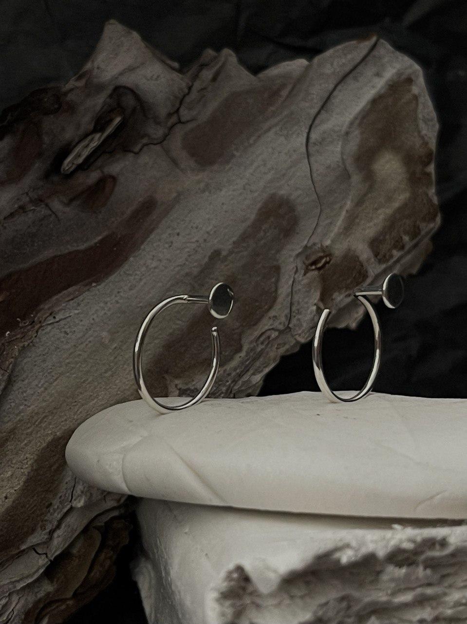 СЕРЬГИ ПОИНТ С ДИСКОМ