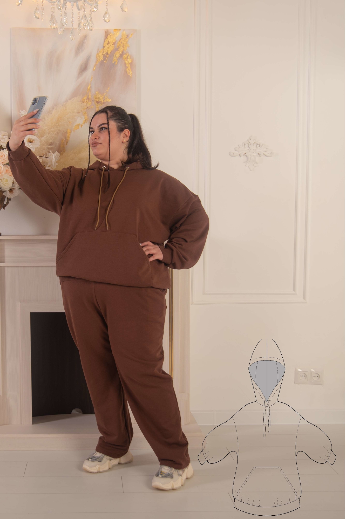 Толстовка (худи) с капюшоном