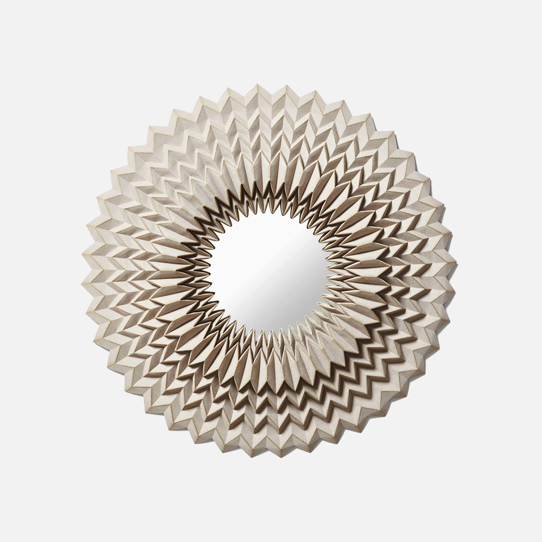 CIRCLE beige/zigzag gold