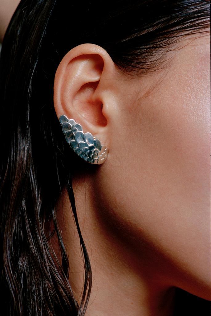 Серьга Чешуя