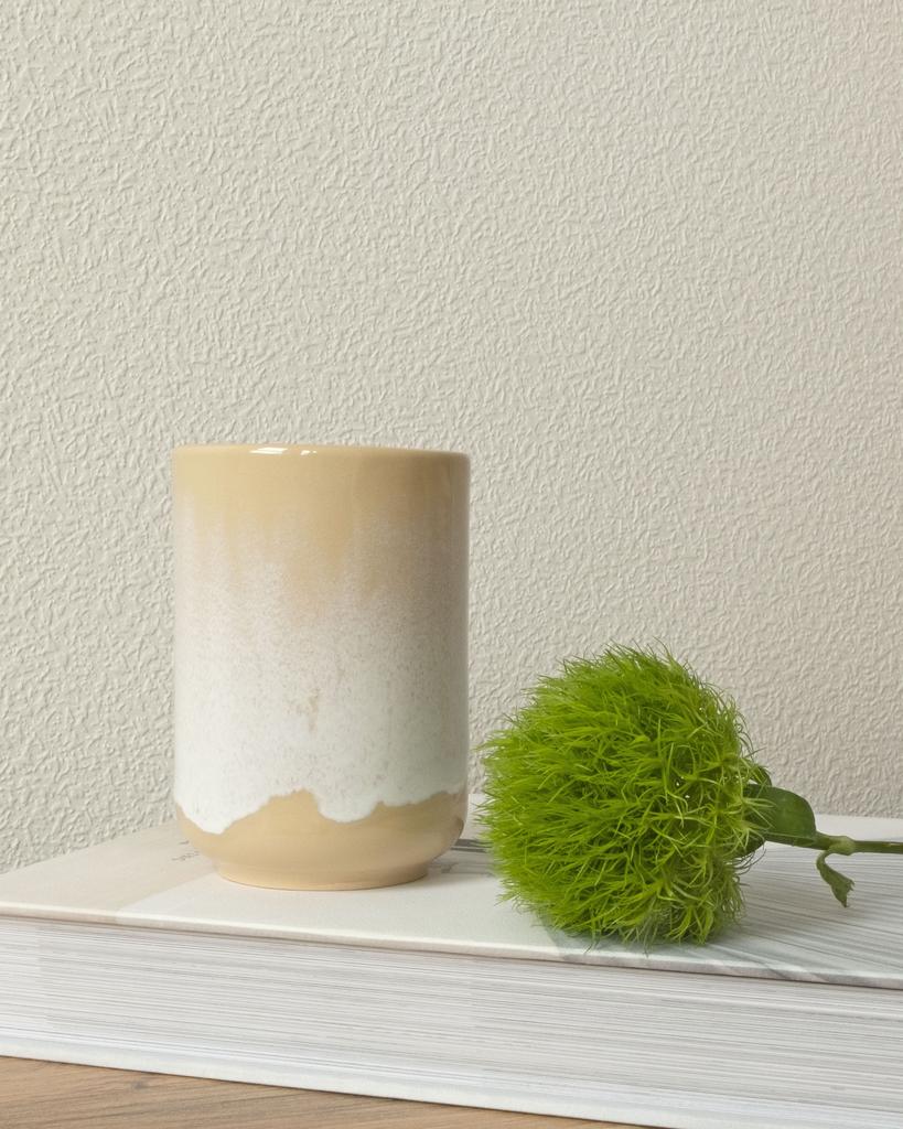 бежевые стаканы керамические