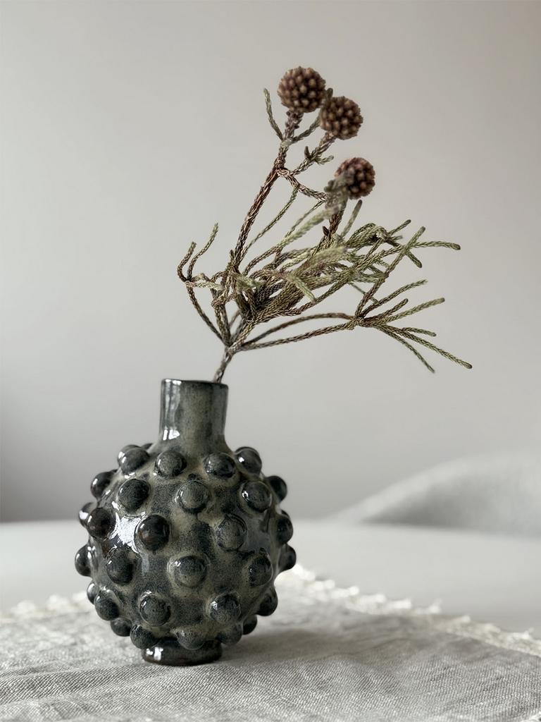 ваза керамическая в природных тонах