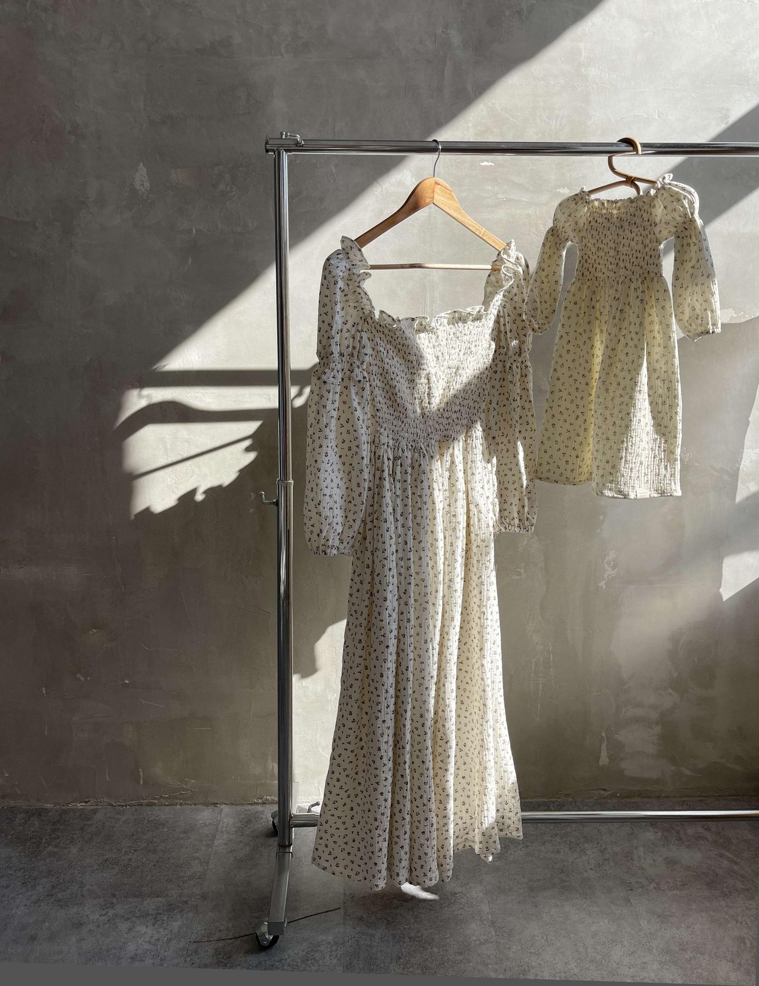 Платье муслиновое детское и взрослое