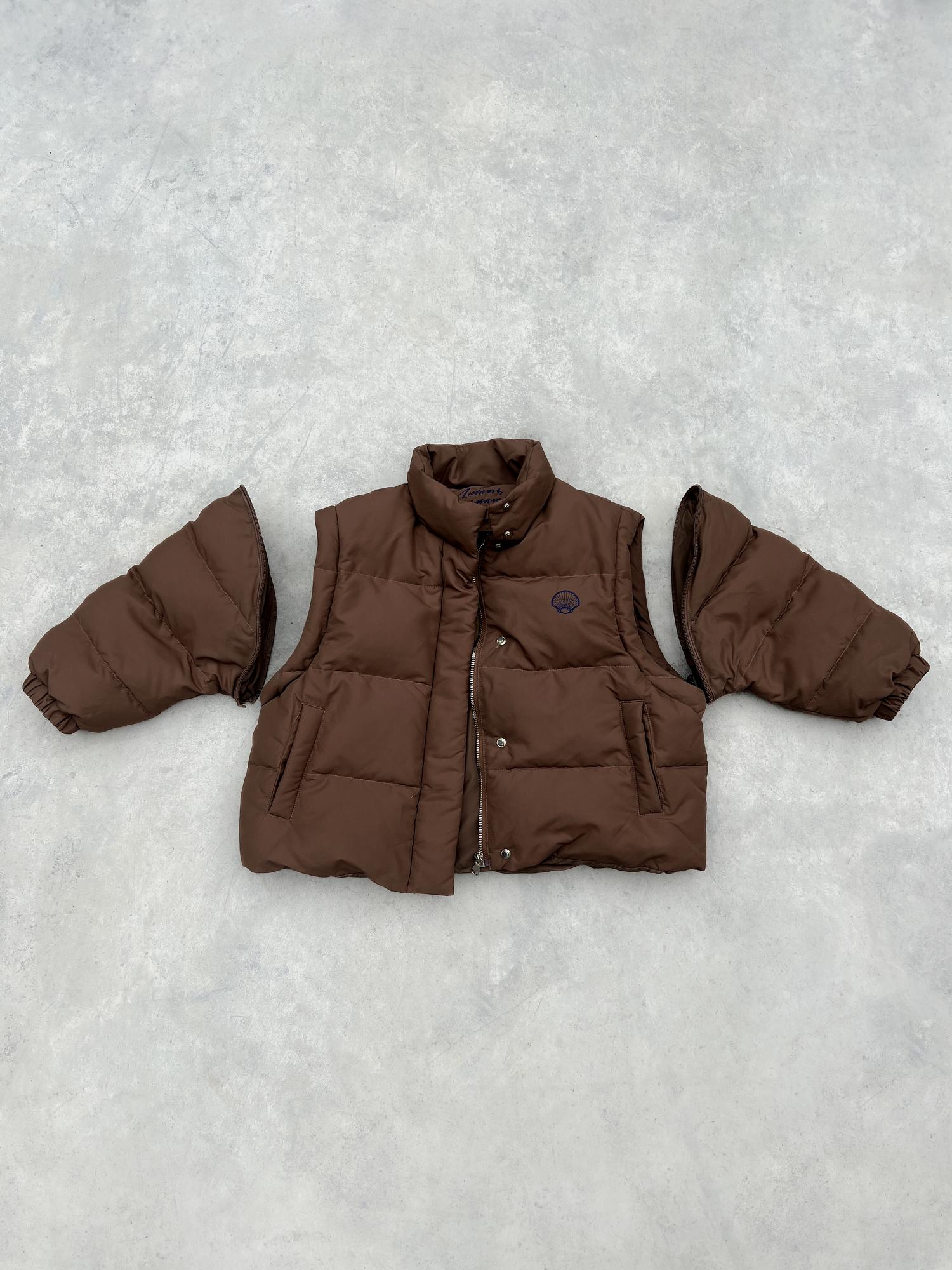 Куртка-жилетка шоколад