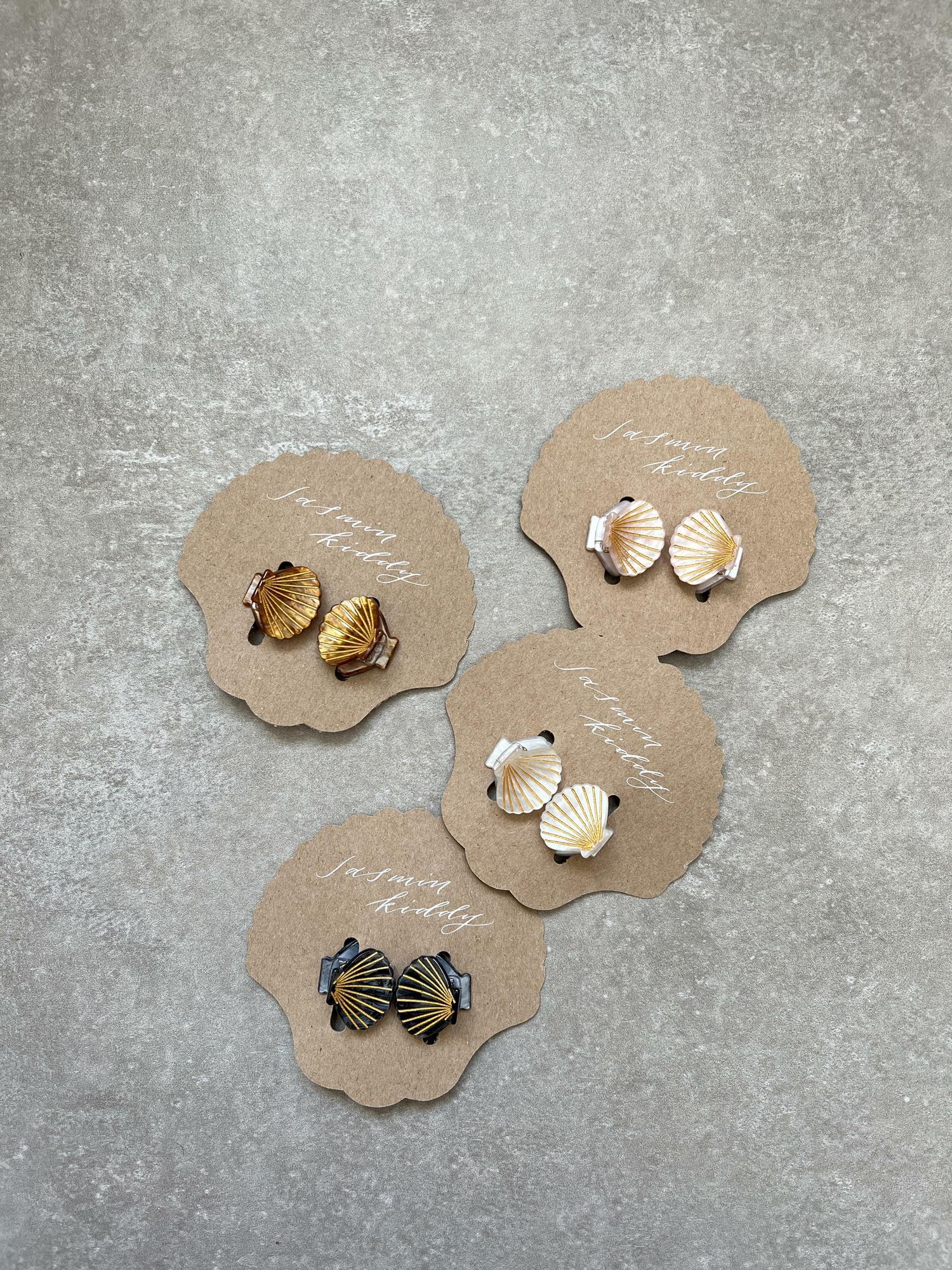 Заколки жемчужинки пепельные