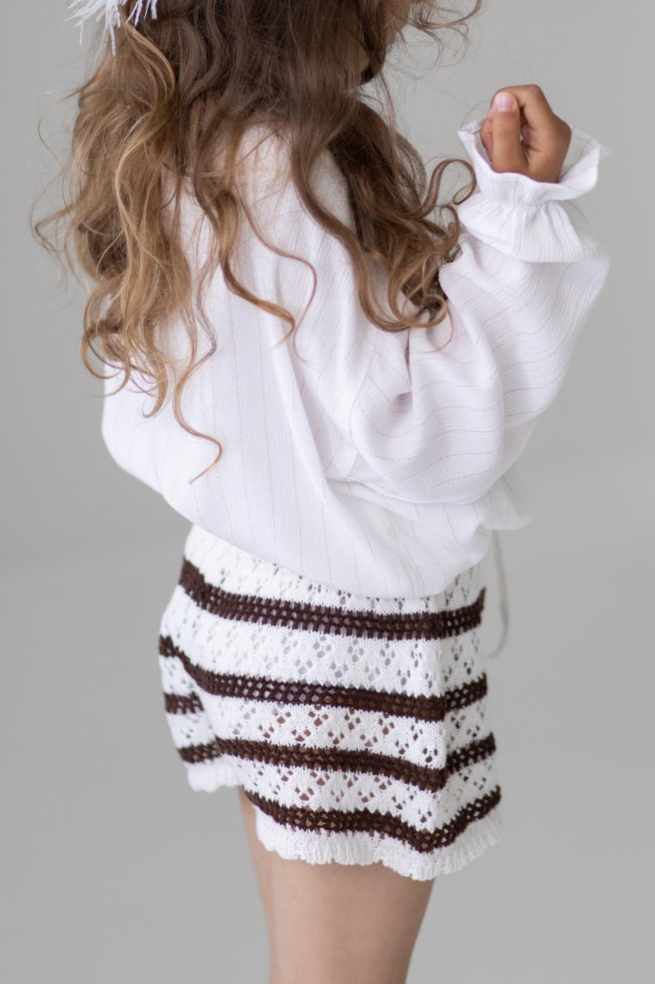 Ажурные шорты взрослые и детские