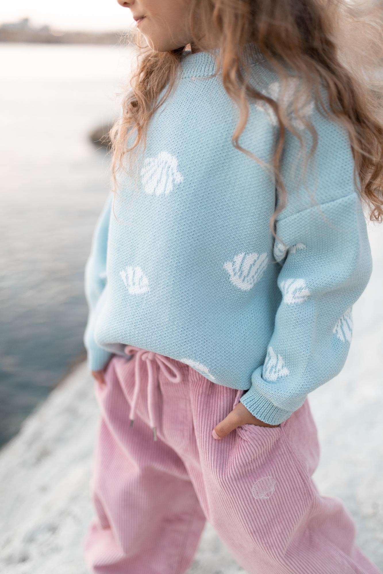 Джемпер ракушки в океане