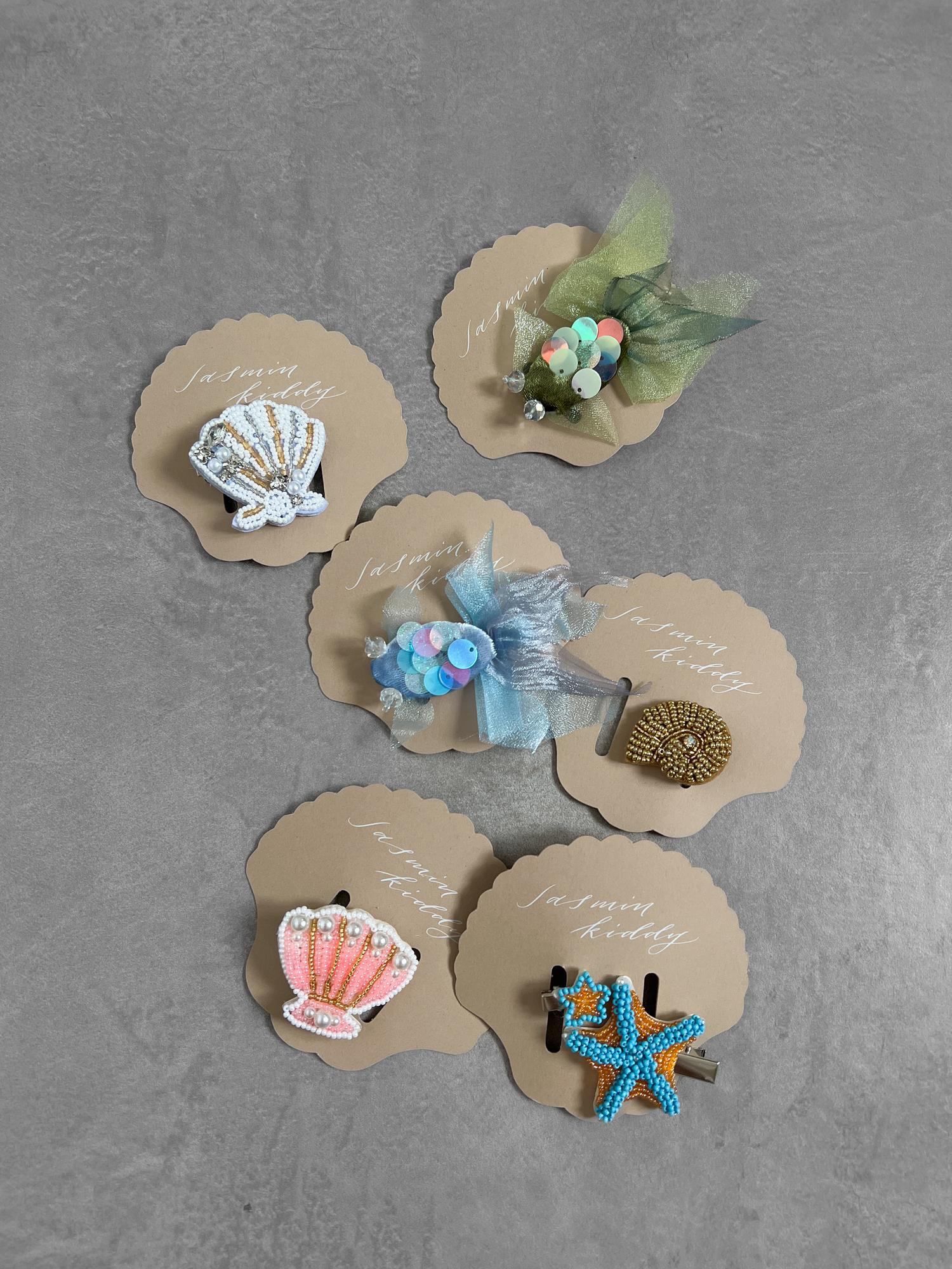 Заколки с морскими мотивами