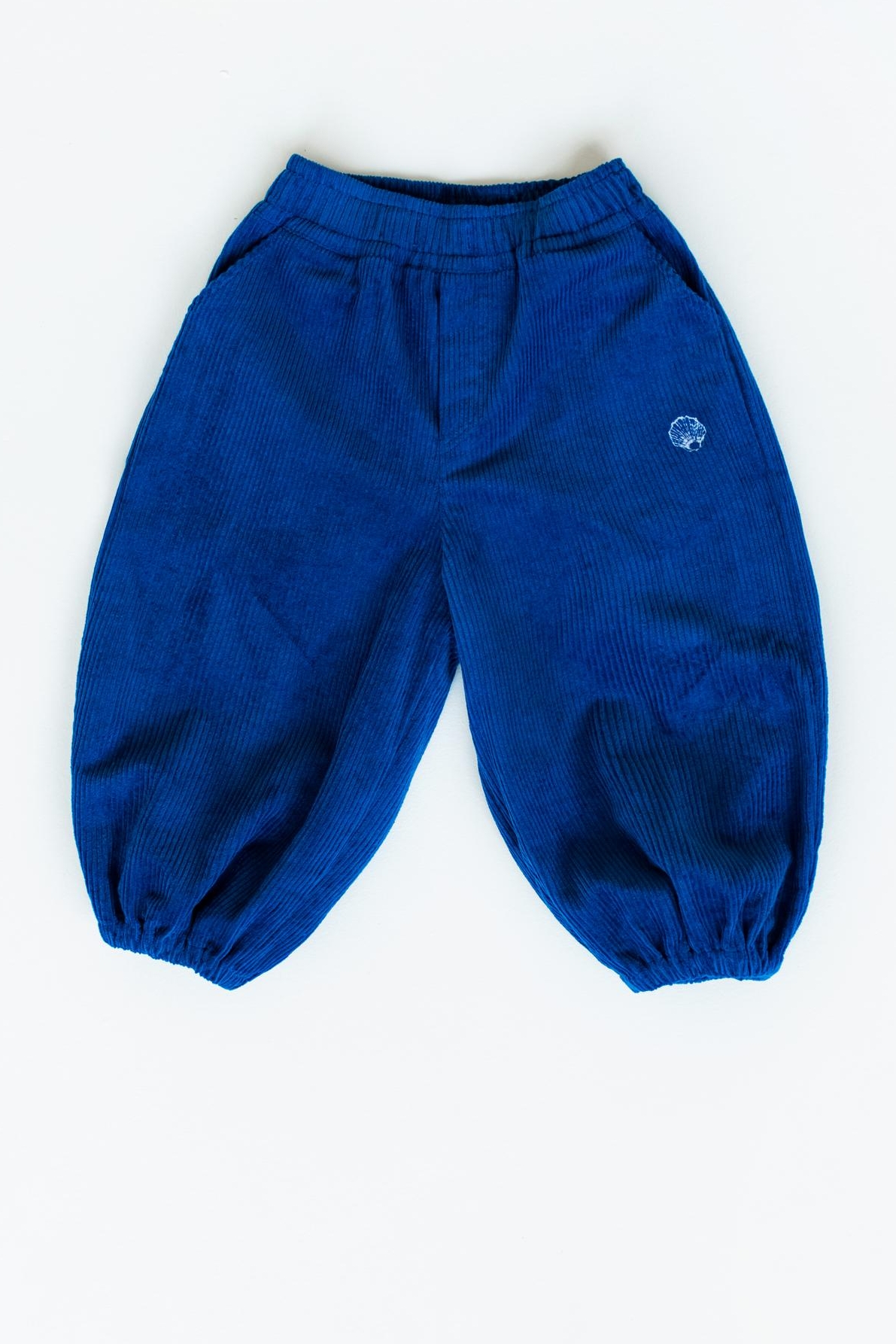Вельветовые штаны синие