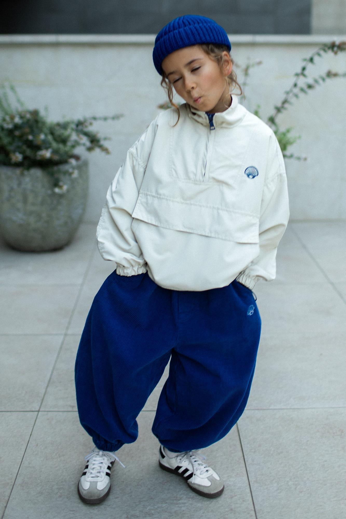 Вельветовые штаны синие