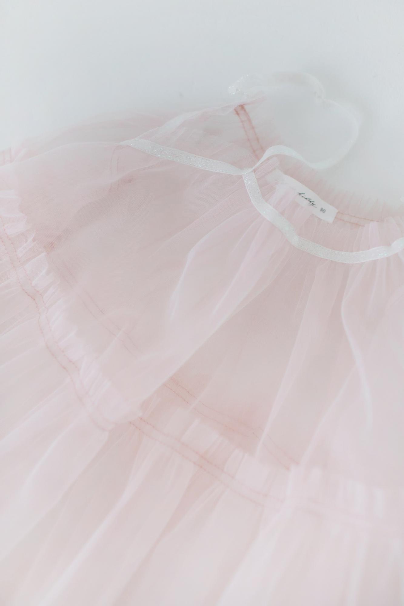 Фатиновый сарафан пыльно-розовый