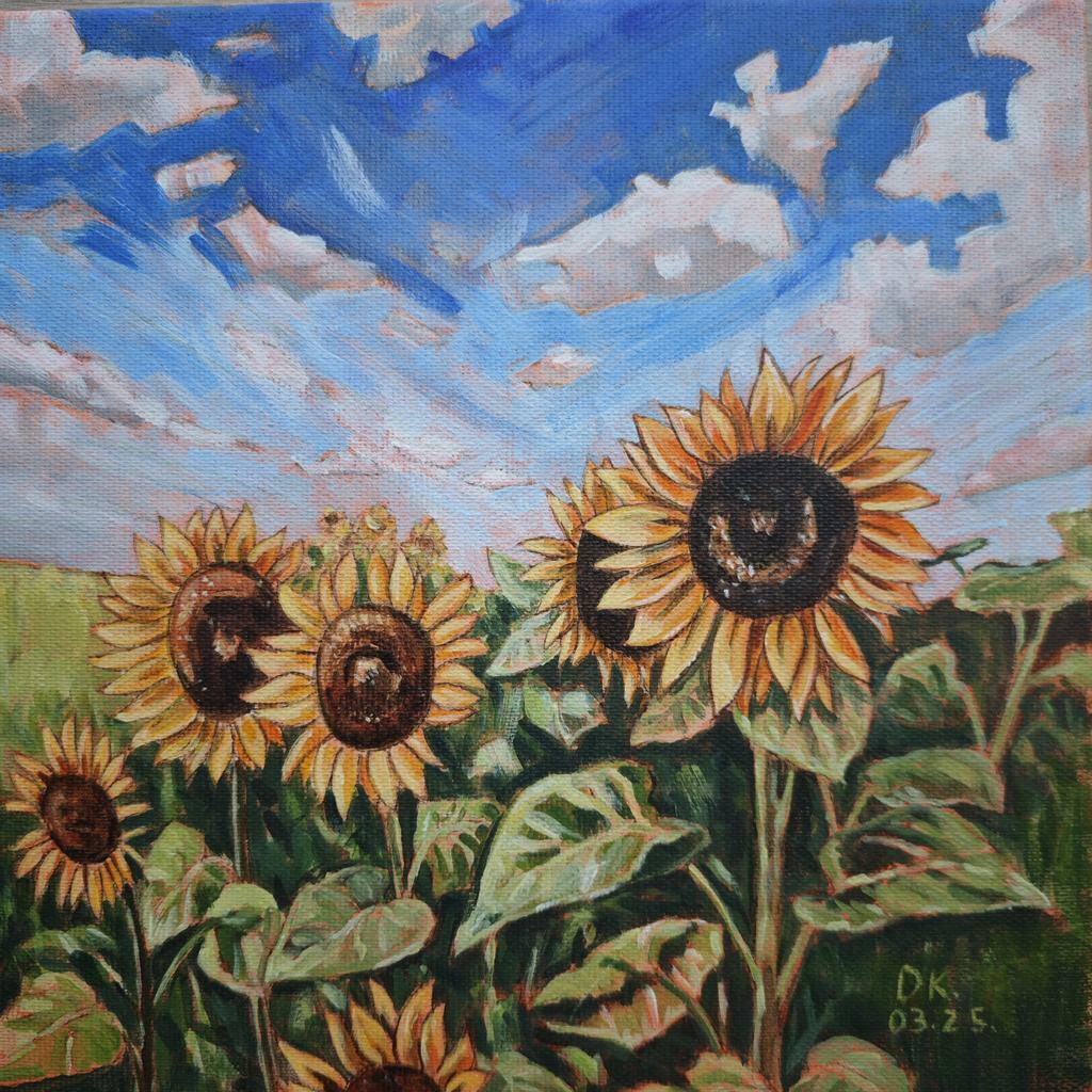 Картина "Подсолнухи"