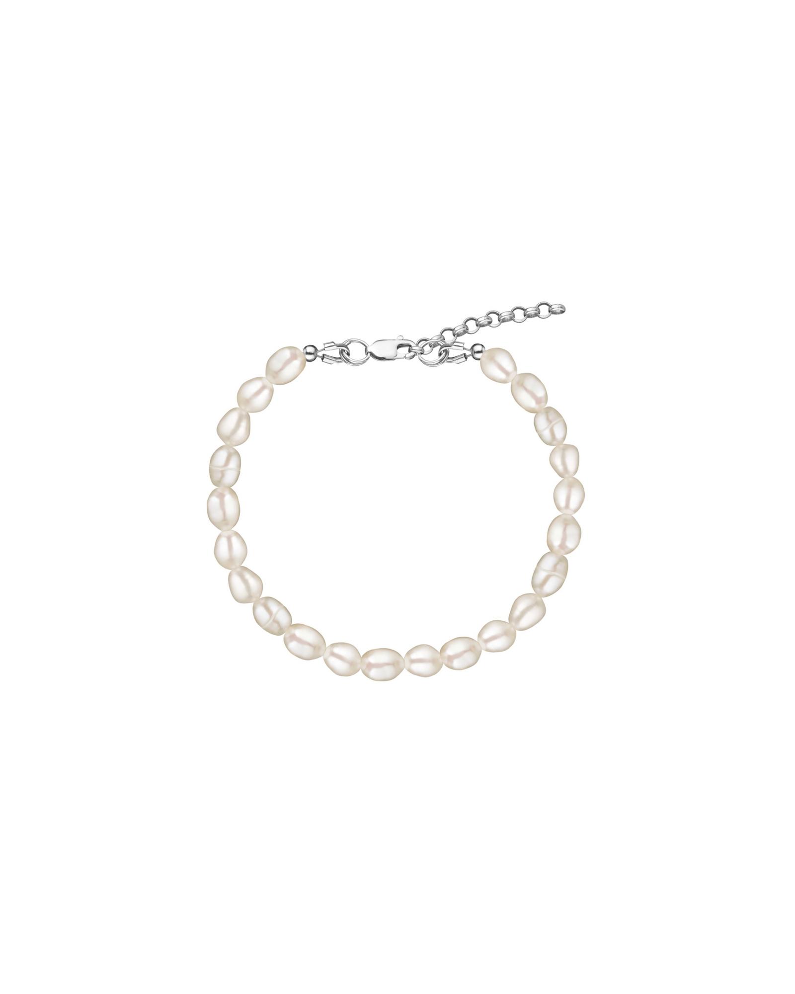 Браслет из крупного белого жемчуга