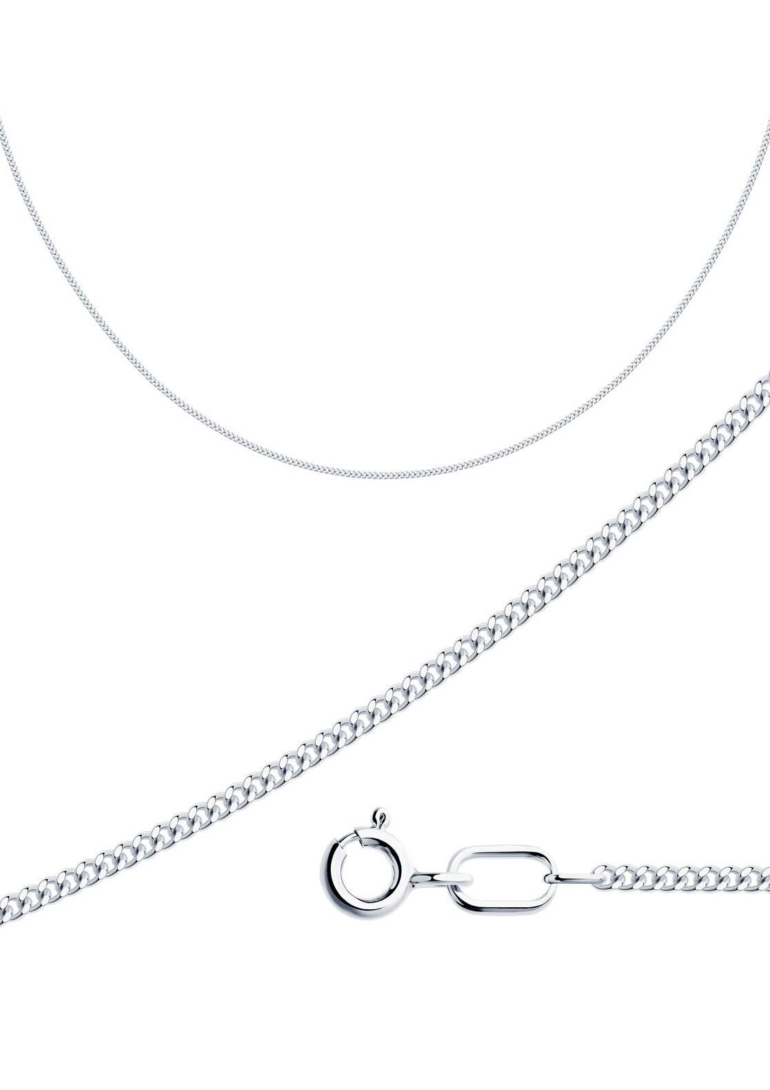 Чокер-цепочка панцирная