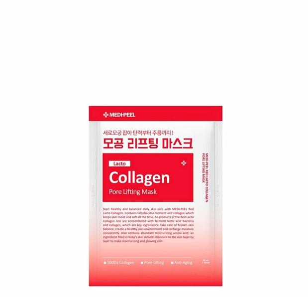 MEDIPEEL Тканевая лифтинг-маска для сужения пор с коллагеном