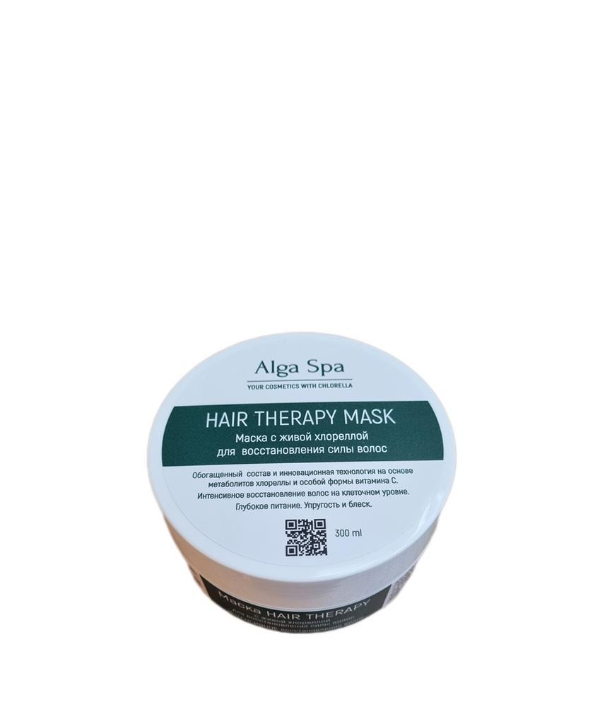 Alga Spa Маска для восстановления силы волос с живой хлореллой 300 мл.