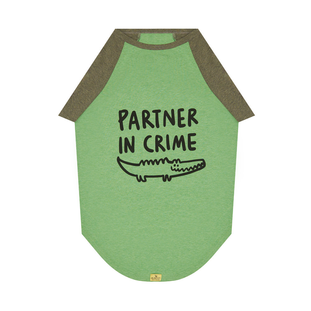 Dog t-shirt PARTNER IN CRIME
