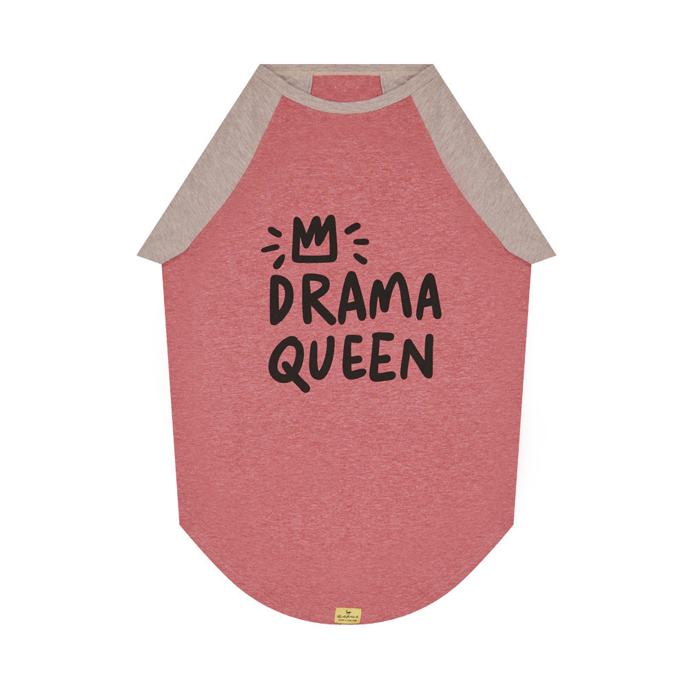 Dog t-shirt DRAMA QUEEN