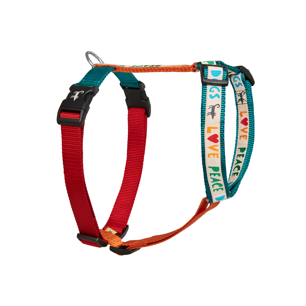 Harness LOVE PEACE DOGS