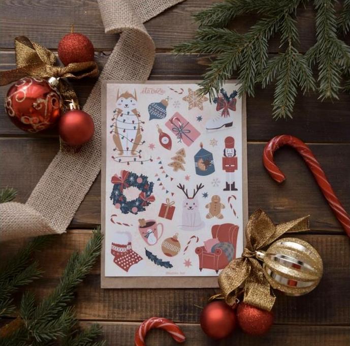 Это важно. Стикерпак А5 "Рождественский"
